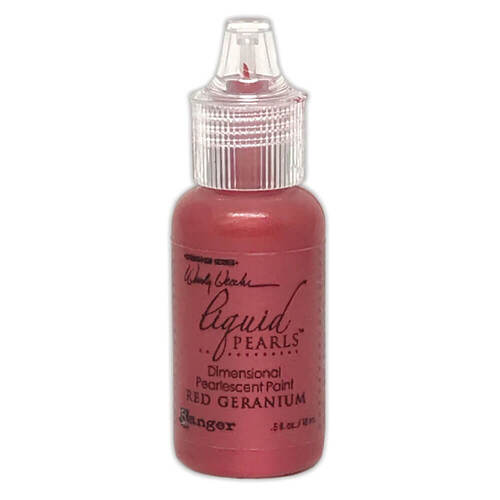 Ranger Wendy Vecchi Liquid Pearls .5oz - Red Geranium LPD80961