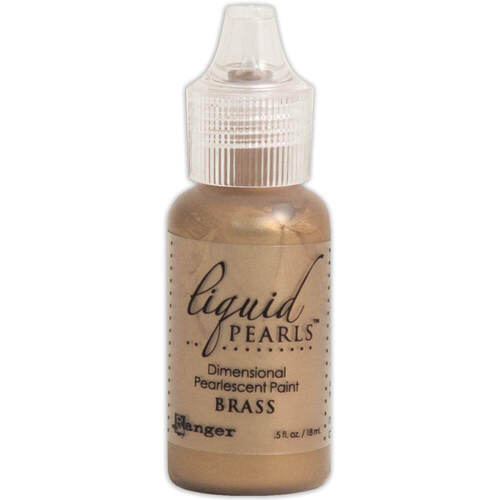 Ranger Liquid Pearls 0.5oz - Brass LPL46806