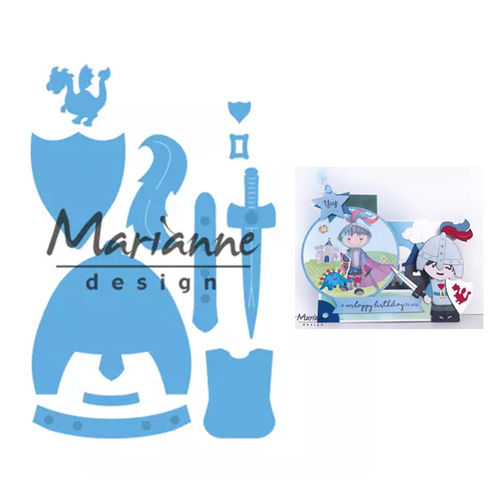 Marianne Design - Creatables Dies - Kim's Buddies Knight LR0528