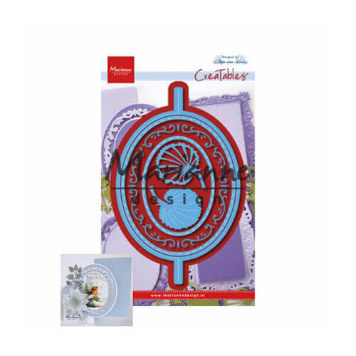 Marianne Design Creatables Anja's Vertical Folding Die - Oval LR0607