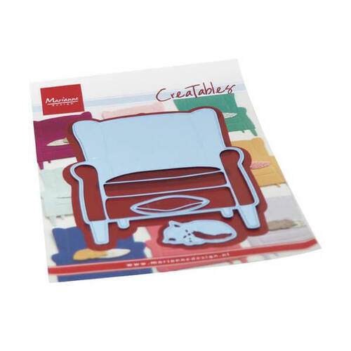 Marianne Design - Creatables Dies - Armchair & Kitten LR0688