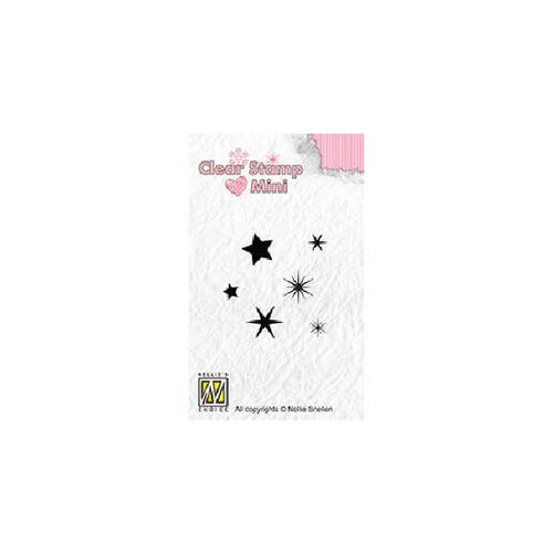 Nellie Snellen Clear Stamp Mini - Stars MAFS009