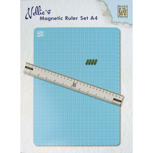 Nellie Snellen A4 Magnetic Ruler and Cutting Mat Set MAGM001