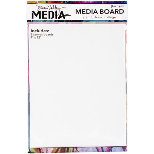 Dina Wakley Media Board 9"X12" - 3 Panels MDA48695