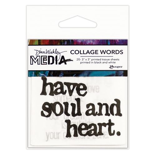 Dina Wakley Media Collage Words Pack #2 MDA63834