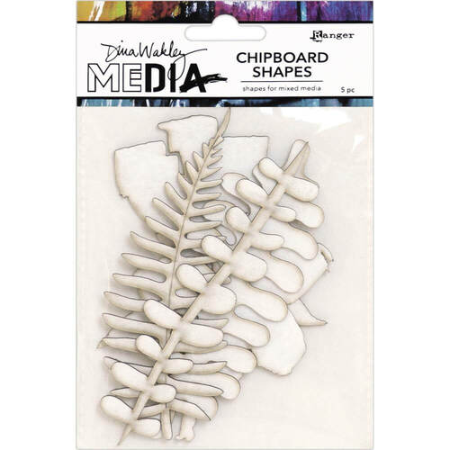 Dina Wakley Media Chipboard Shapes - Botanicals MDA65920