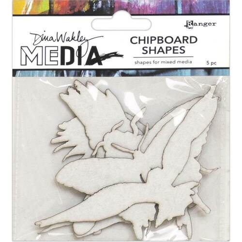 Dina Wakley Media Chipboard Shapes - Flying MDA69270