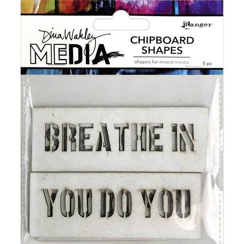 Dina Wakley Media Chipboard Shapes - Speak Out MDA74953