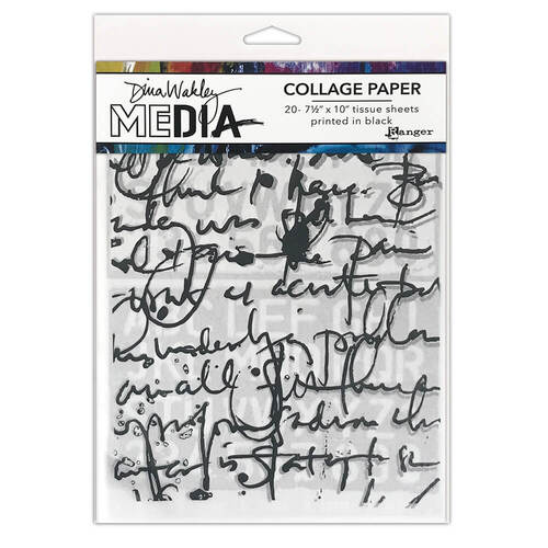 Dina Wakley Media Collage Paper - Text MDA77886