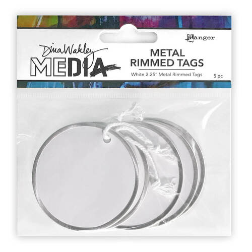 Dina Wakley Media - Metal Rimmed Tags 2.25" - MDA82491