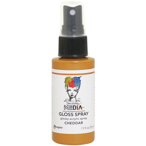 Dina Wakley Media Gloss Spray 1.9oz - Cheddar MDO68464