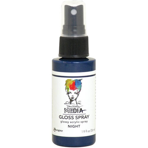 Dina Wakley Media Gloss Spray 1.9oz - Night MDO68532