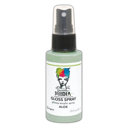 Ranger Dina Wakley Media Gloss Spray 1.9oz - Aloe MDO73635