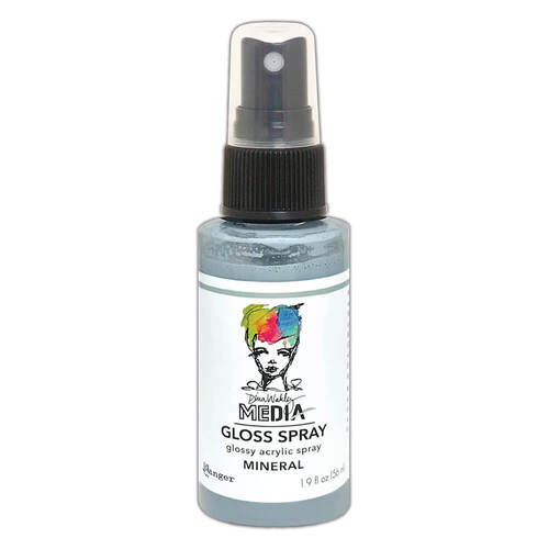 Dina Wakley Media Gloss Spray 1.9oz - Mineral MDO73741