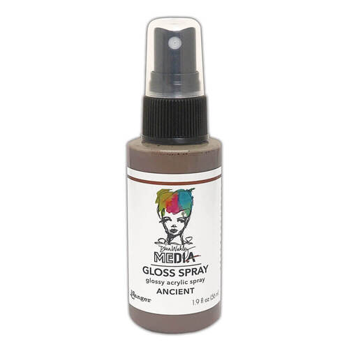 Dina Wakley MEdia Gloss Spray 1.9oz - Ancient MDO74229