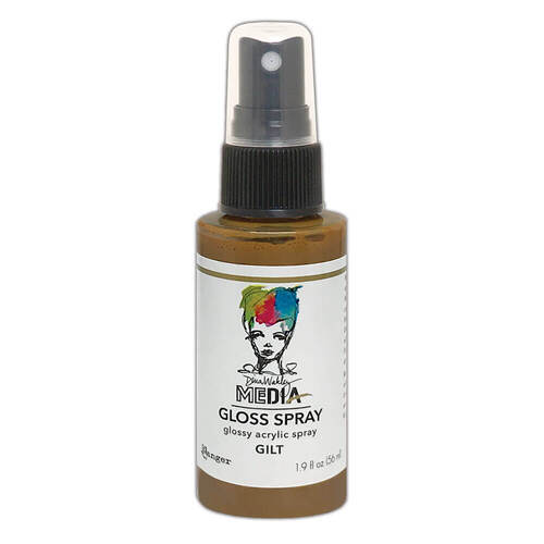 Dina Wakley Media Gloss Spray 1.9oz - Gilt MDO74236