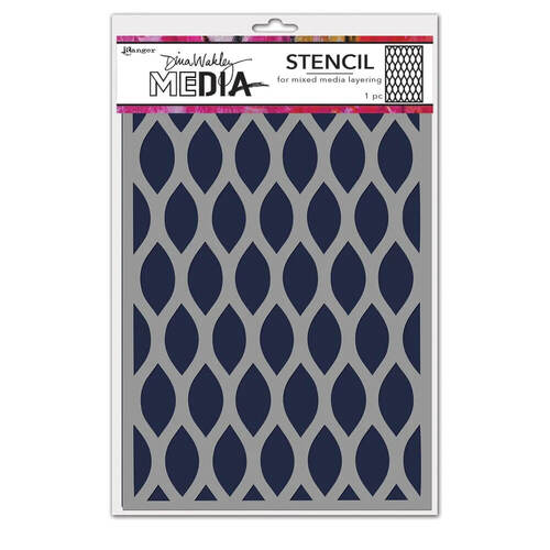 Dina Wakley Media Stencil - Pointed MDS81630