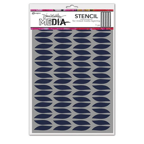 Dina Wakley Media Stencil - Sideways MDS81647