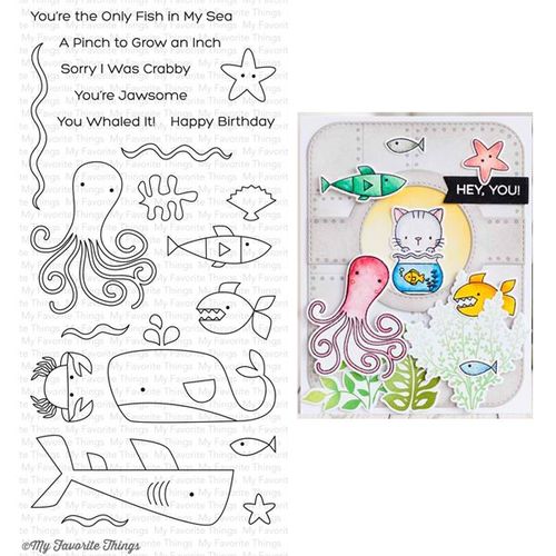 My Favorite Things - Clear Stamps - Ocean Pals