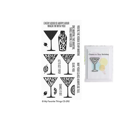 My Favorite Things - Clear Stamps - Martini Time