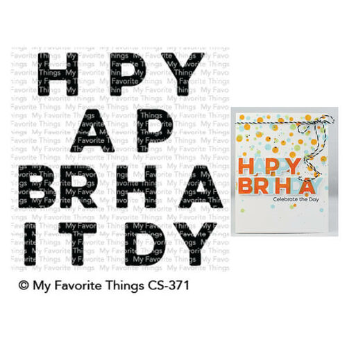My Favorite Things - Clear Stamps - Happy Birthday Blend