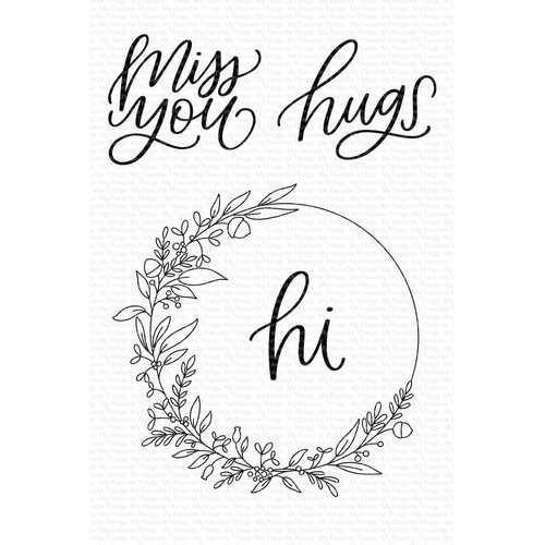 My Favorite Things - Clear Stamps - Winter Wreath