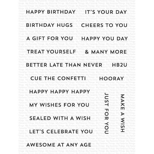My Favorite Things - Clear Stamps - Itty Bitty Birthday
