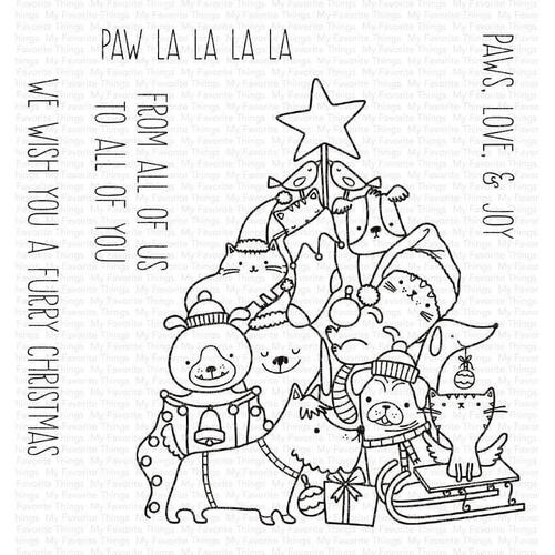 My Favorite Things - Clear Stamps - Paw La La La La