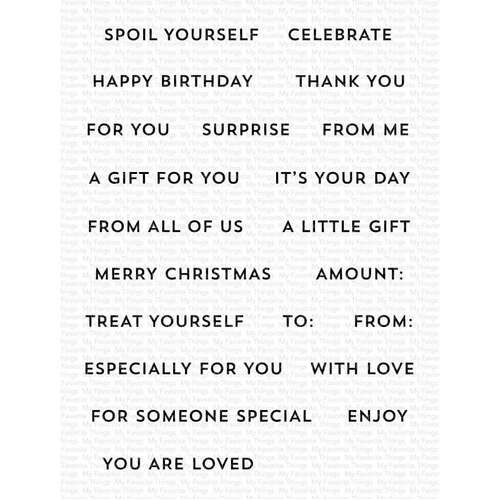 My Favorite Things - Clear Stamps - Itty Bitty Gifting