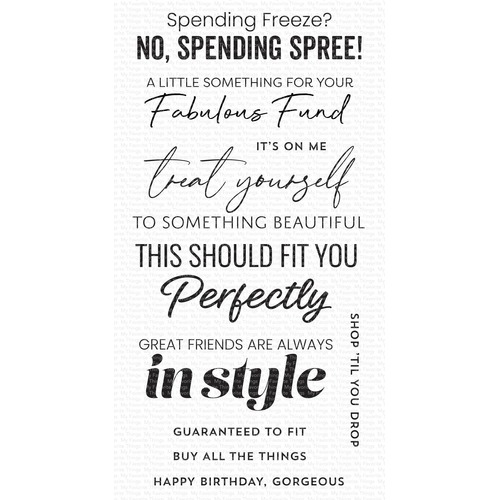 My Favorite Things - Clear Stamps - Spending Spree
