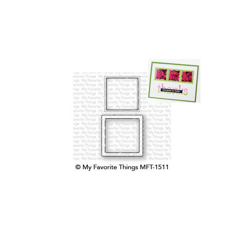 My Favorite Things - Die-namics - Mini Square Shaker Window & Frame