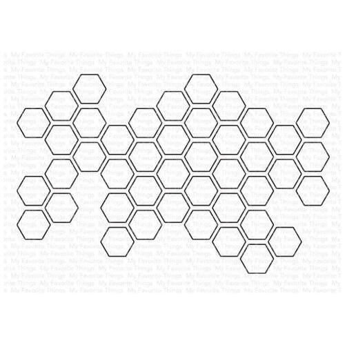 My Favorite Things - Die-namics - Peek-a-Boo Honeycomb