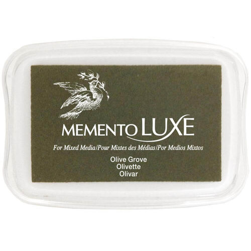 Tsukineko Memento Luxe Ink Pad - Olive Grove ML-708
