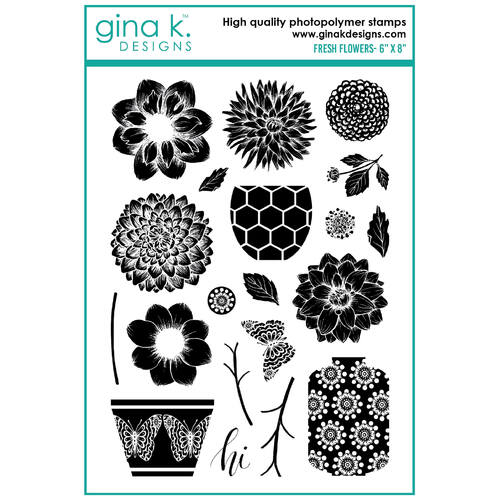 Gina K Designs Stamps - Fresh Flowers
