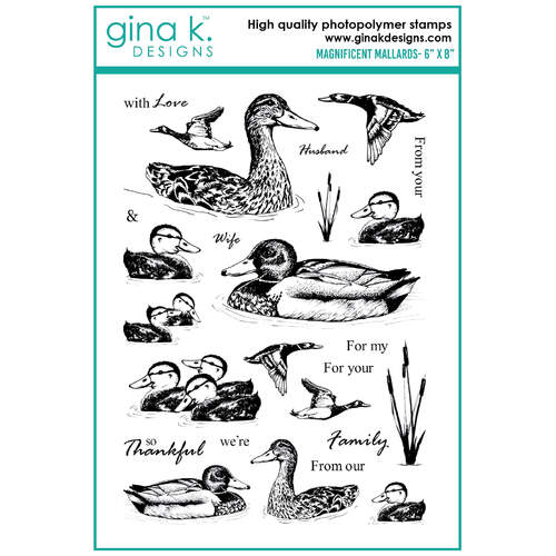 Gina K Designs Stamps - Magnificent Mallards