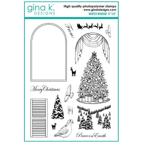 Gina K Designs Stamps - Winter Window