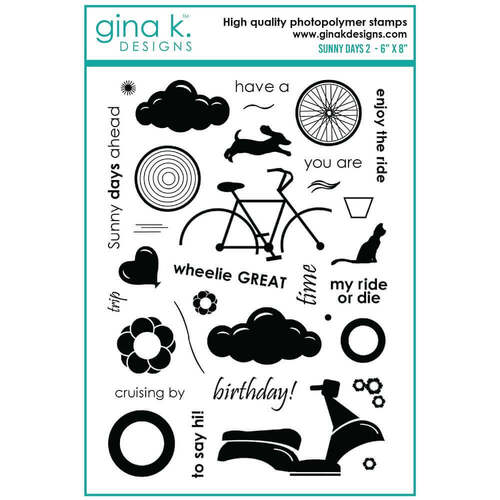 Gina K Designs Clear Stamps - Sunny Days 2