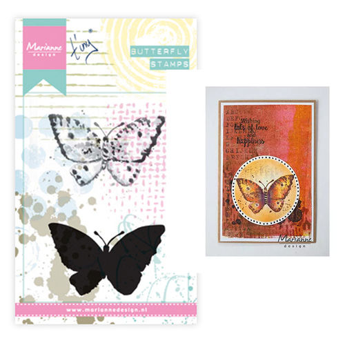 Marianne Design - Cling Stamps - Tiny's Butterfly 2 MM1614
