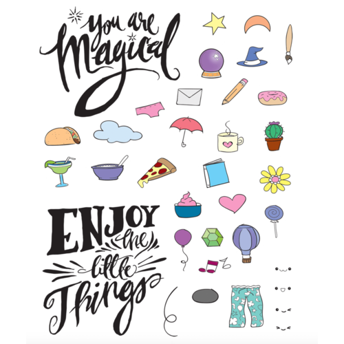 Maker's Movement Stamps - Magical Little Things MOS213