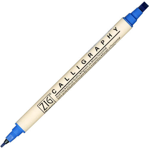 Zig Memory System Calligraphy - Blue Jay (2mm)