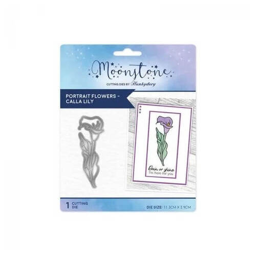 Hunkydory Moonstone Dies - Portrait Flowers Calla Lily