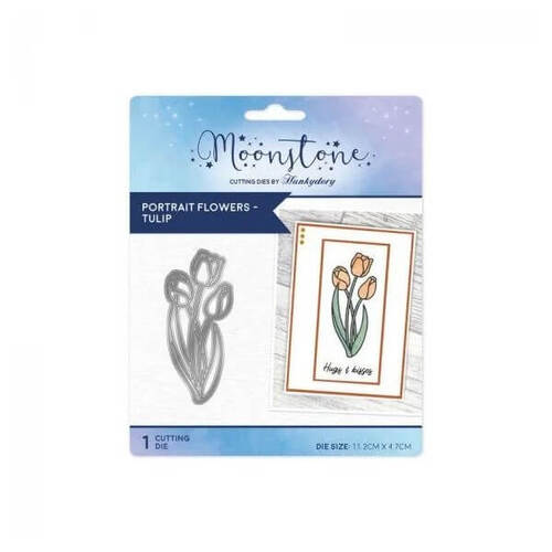 Hunkydory Moonstone Dies - Portrait Flowers Tulip