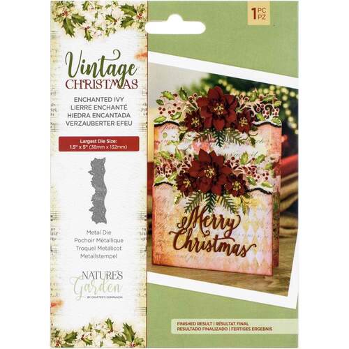 Crafter's Companion Nature's Garden Vintage Christmas Dies - Enchanted Ivy NMDEIVY