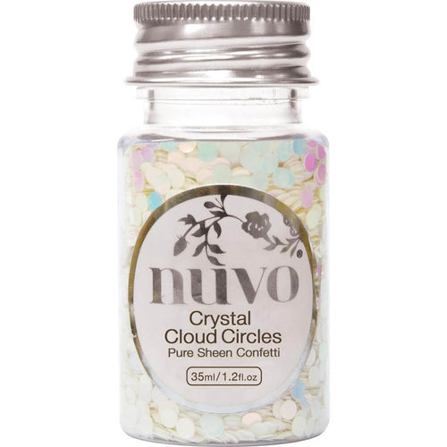Nuvo Confetti 1oz - Crystal Cloud Circles NSC1064