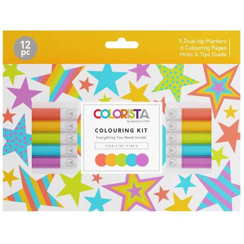 Spectrum Noir Colorista Colouring Kit 12/Pkg - Positive Vibes