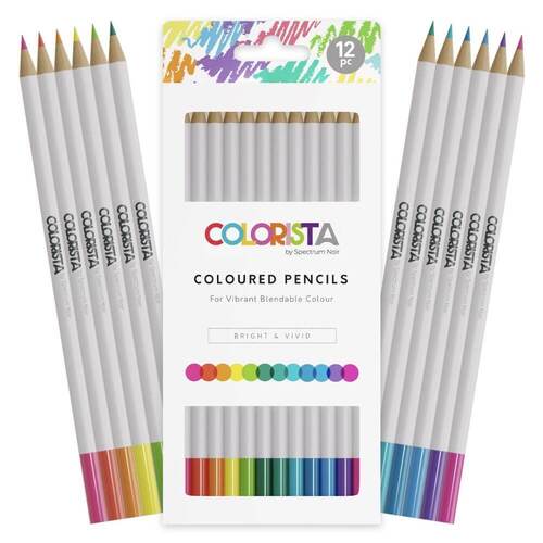 Spectrum Noir Colorista Coloured Pencil 12/Pkg - Bright & Vivid