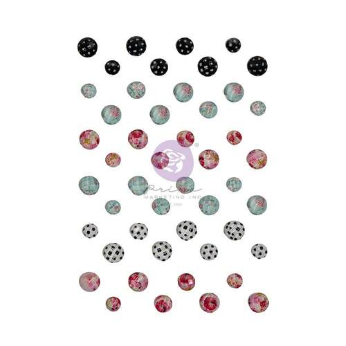 Prima Marketing Spring Abstract Say It In Crystals - Assorted Dots 48/Pkg