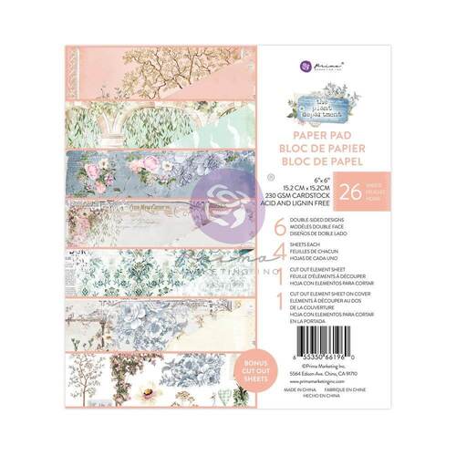 Prima Marketing Double-Sided Paper Pad 6"X6" 26/Pkg - The Plant Department