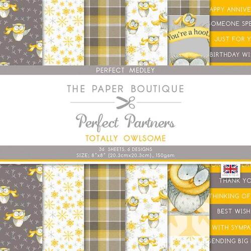 The Paper Boutique - Perfect Partners - Totally Owlsome (8" x 8" Medley)
