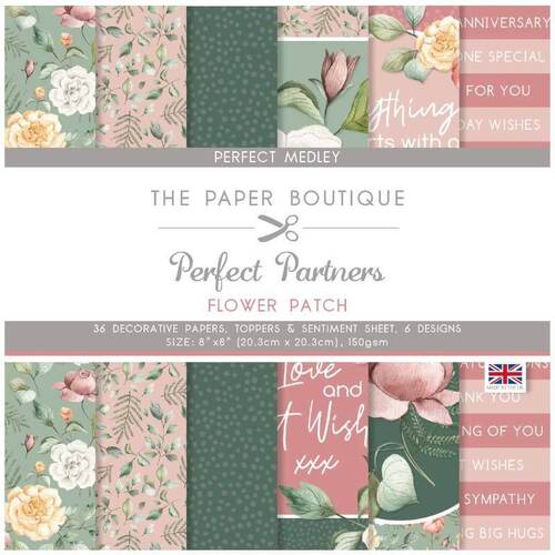 The Paper Boutique - Perfect Partners - Flower Patch (8" x 8" Medley)